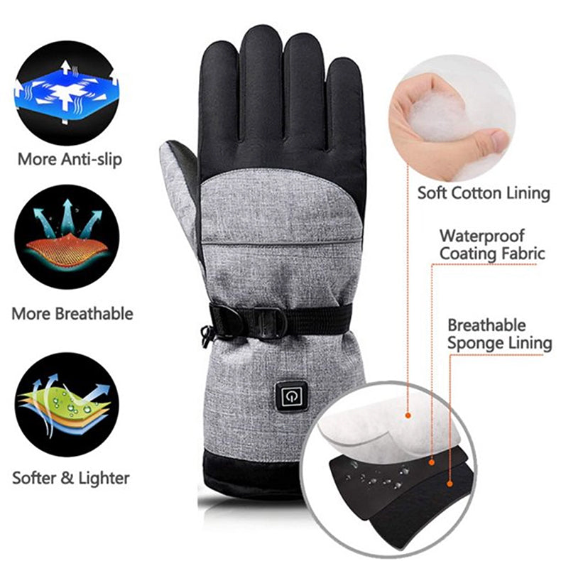 Guantes calefactados