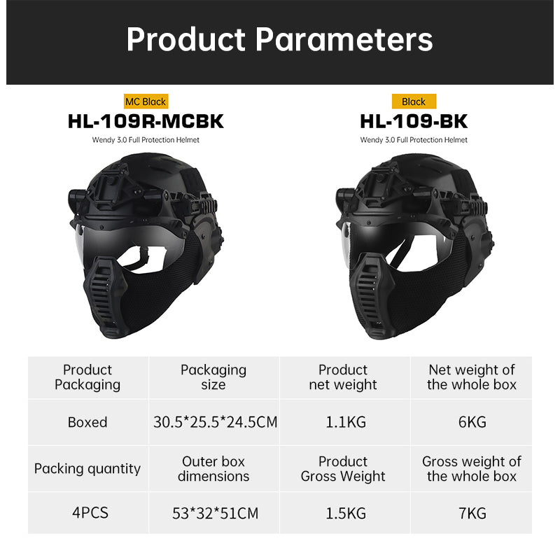 Full Protection Camouflage Helmet