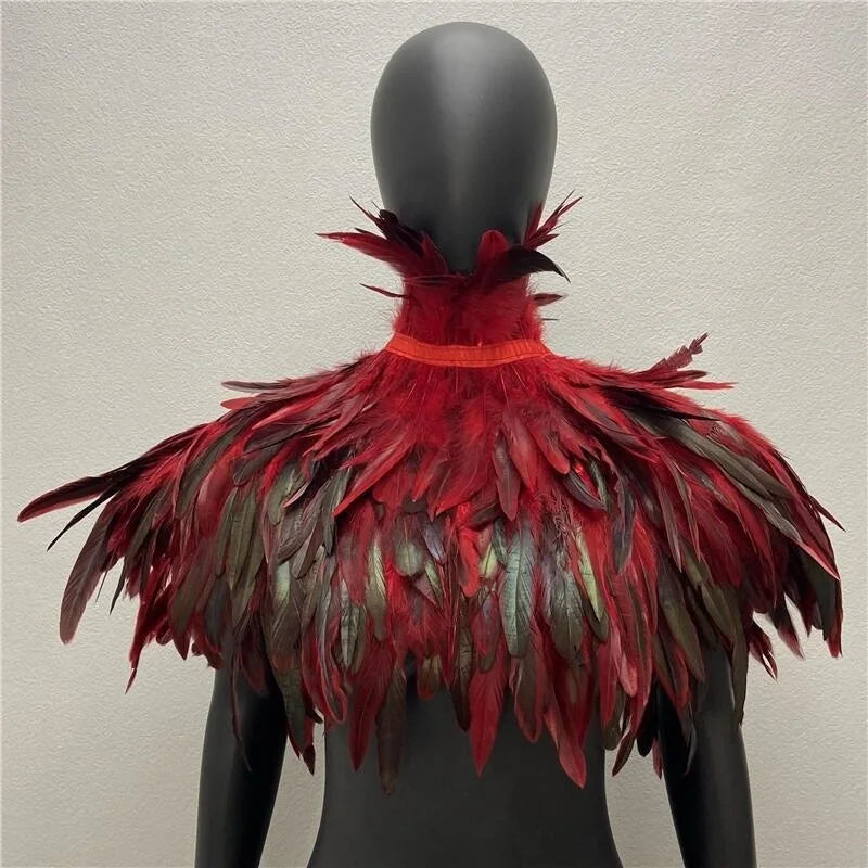 Bufanda de plumas