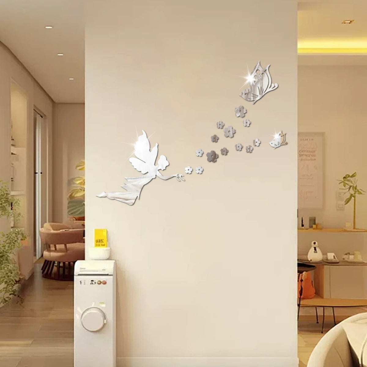 Pegatinas de pared con espejos