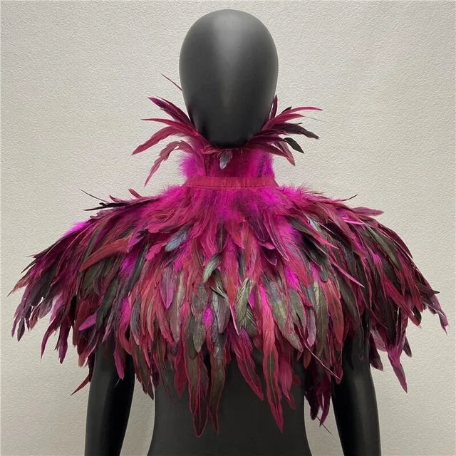 Bufanda de plumas