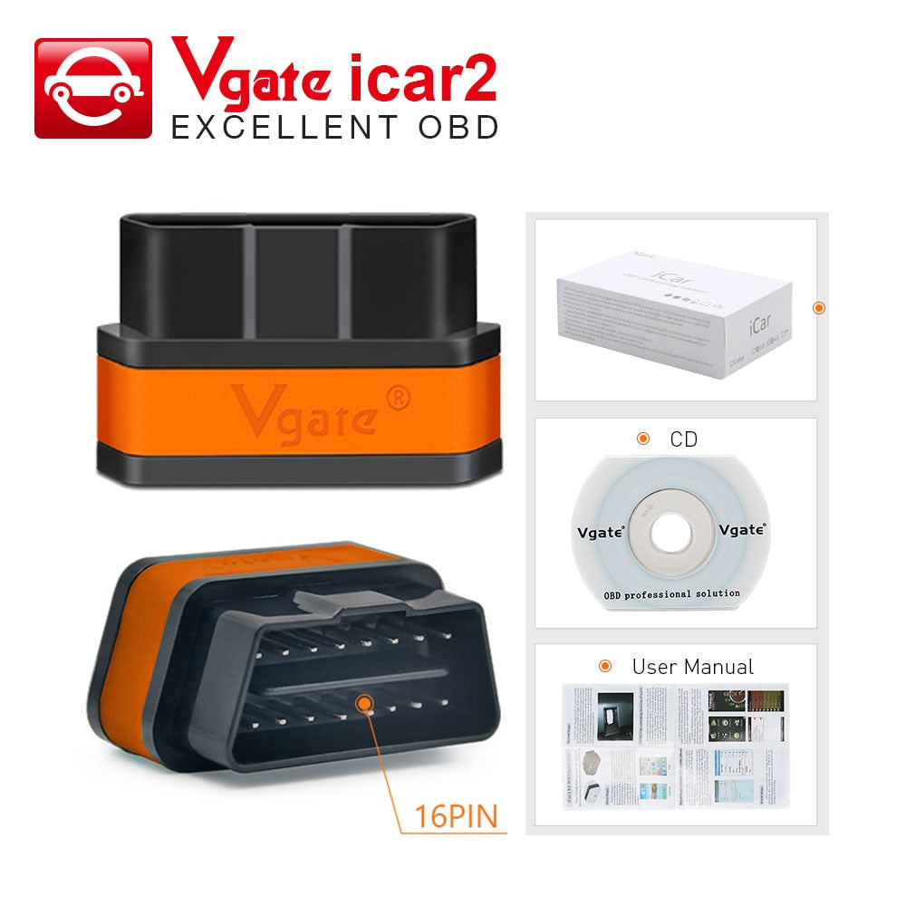 OBD2 Diagnostic-tool ELM327 Bluetooth/wifi for android/PC/IOS
