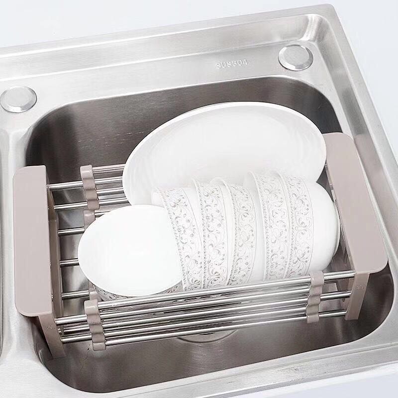 Escurridor telescópico ajustable de cocina