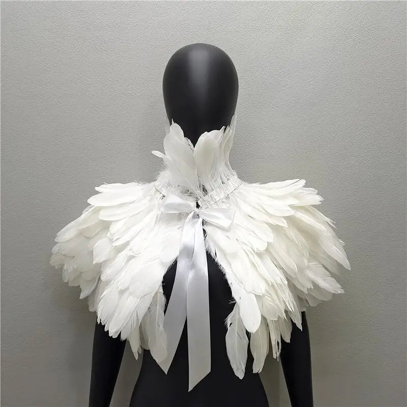 Bufanda de plumas