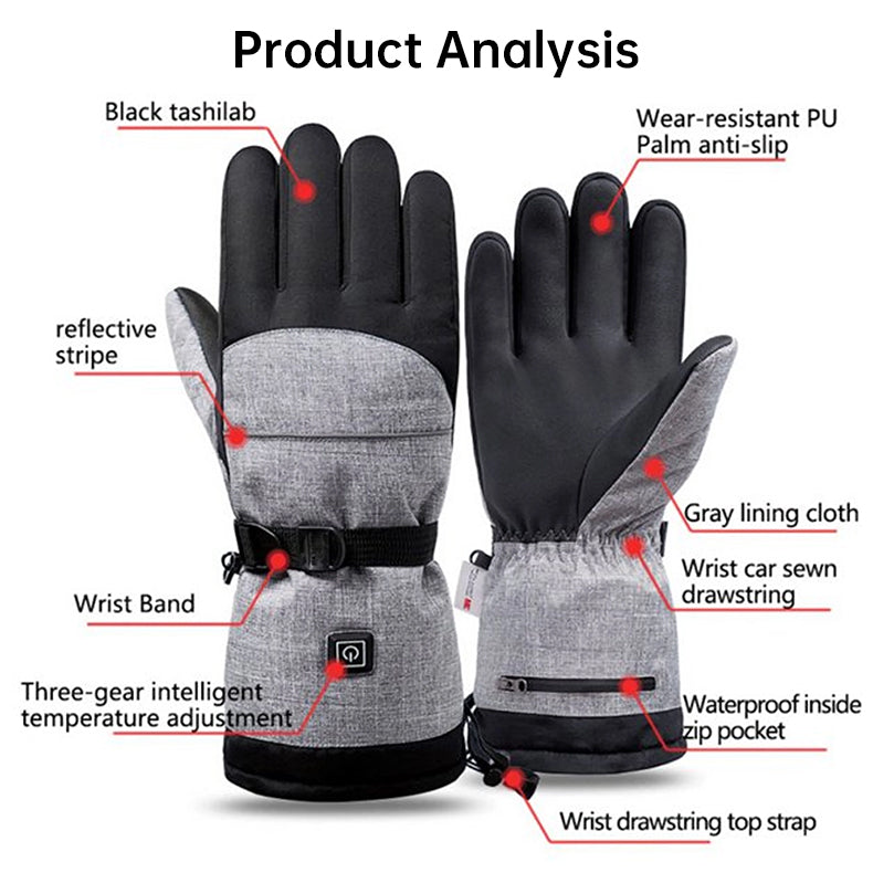 Guantes calefactados