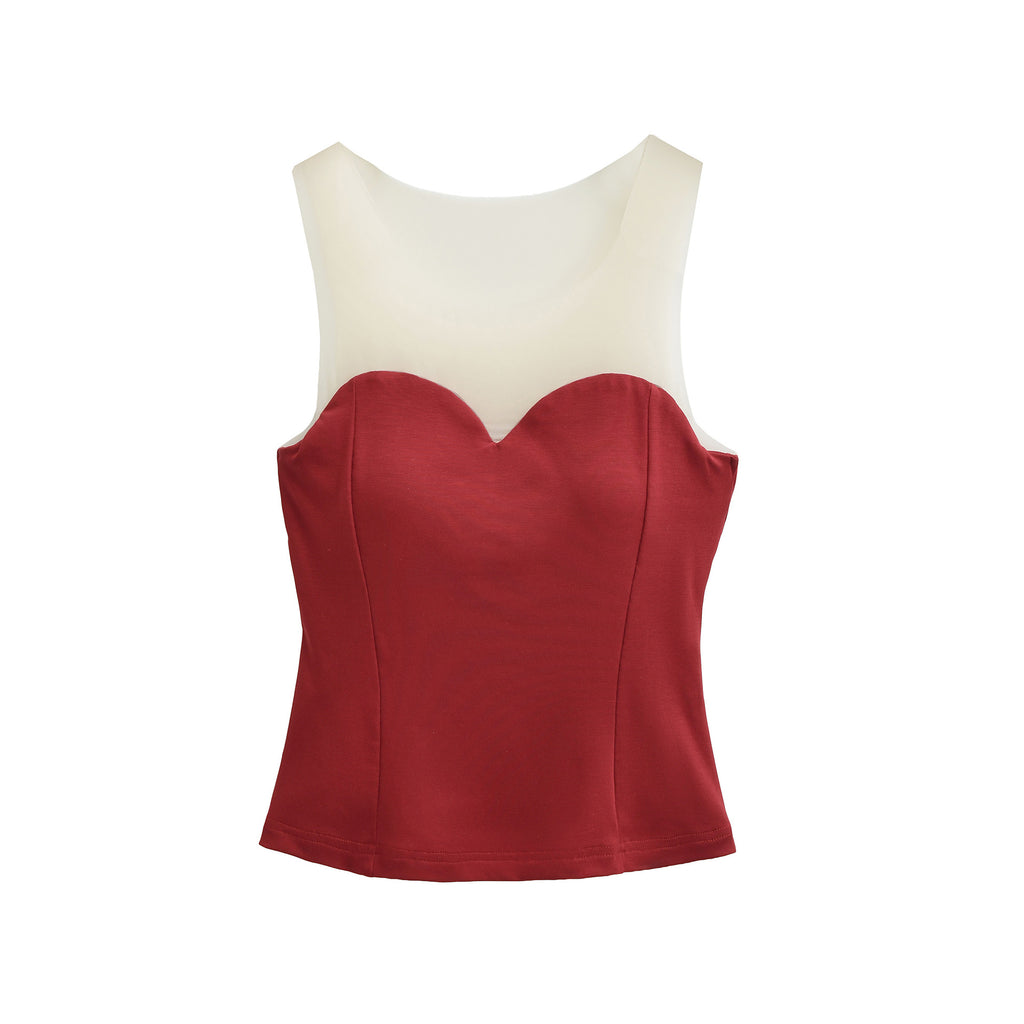 Camisa sin tirantes
