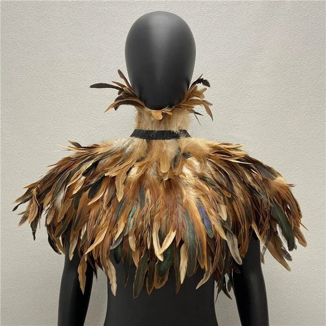 Bufanda de plumas