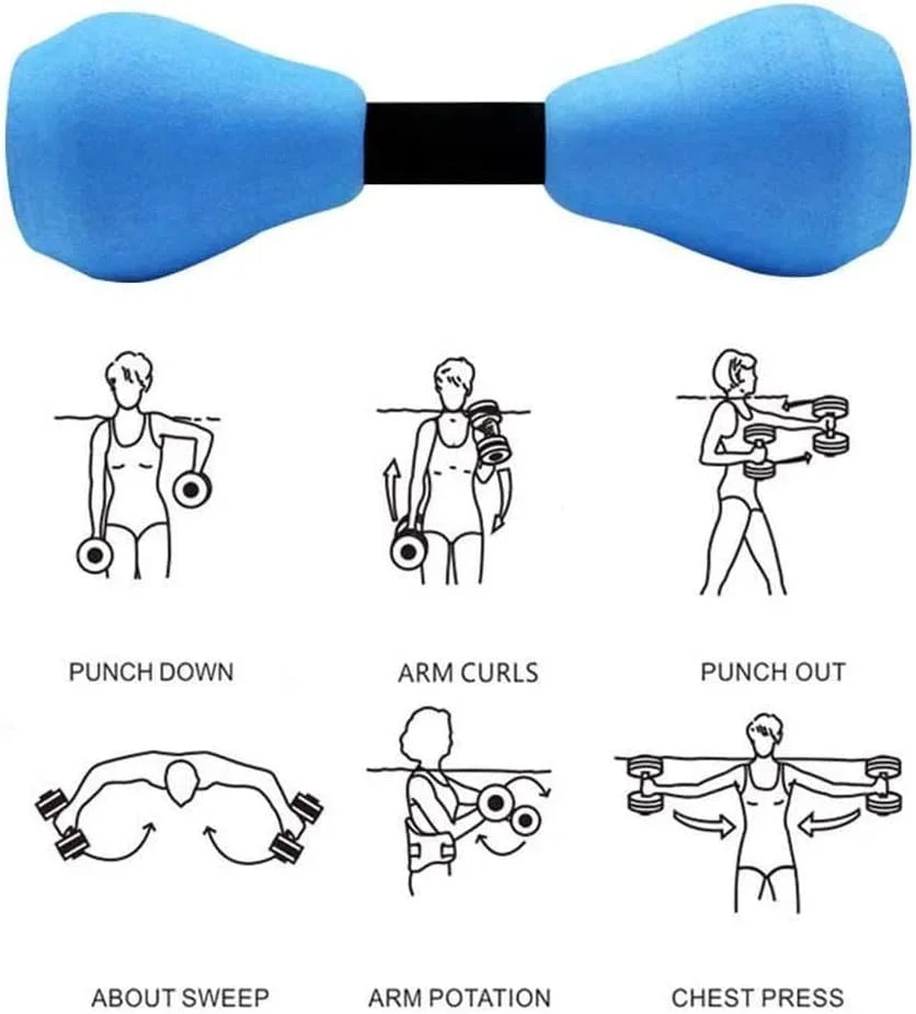 mancuernas de agua