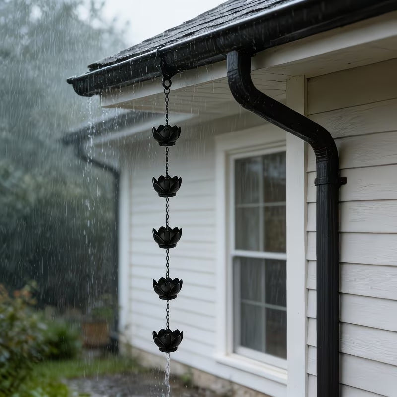 Cadena metálica para la lluvia