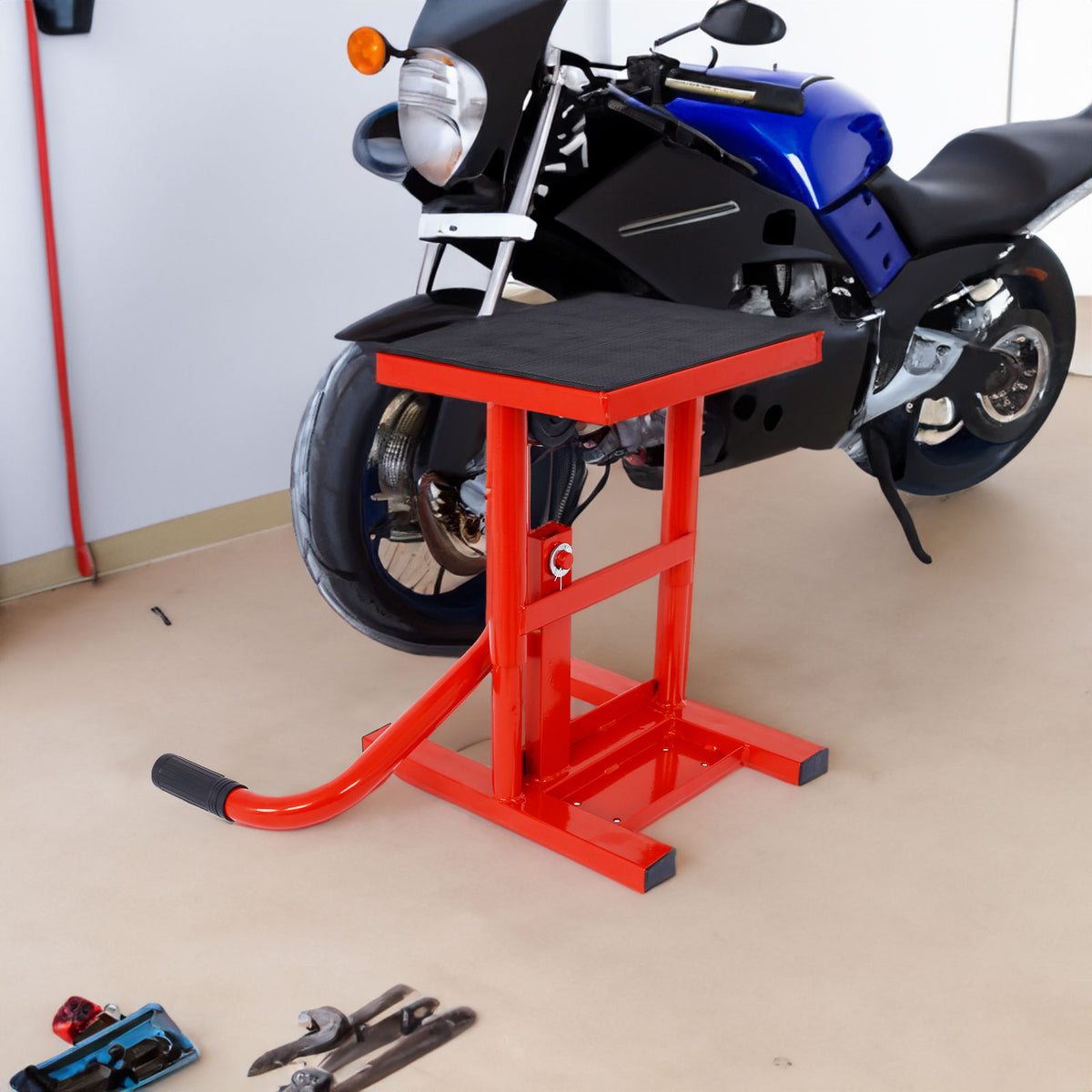 Soportes y elevadores para motocicletas