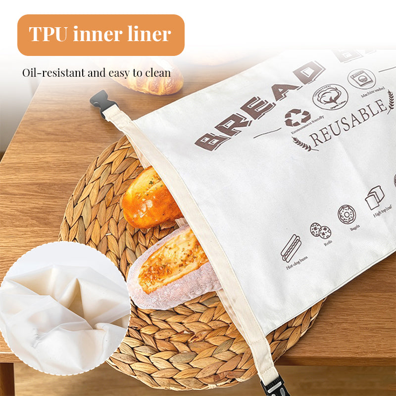 Bolsa extra grande para almacenamiento de pan