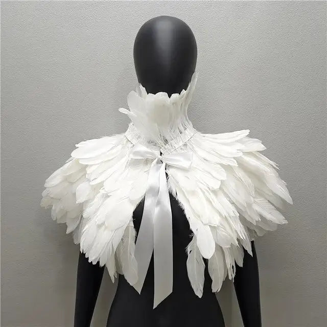 Bufanda de plumas