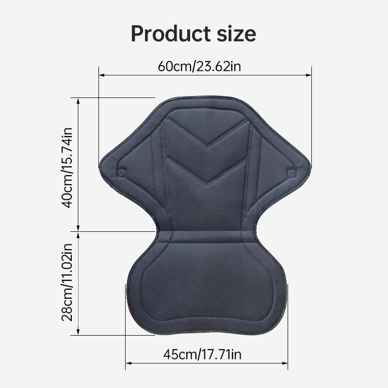 Asiento acolchado ajustable para kayaks
