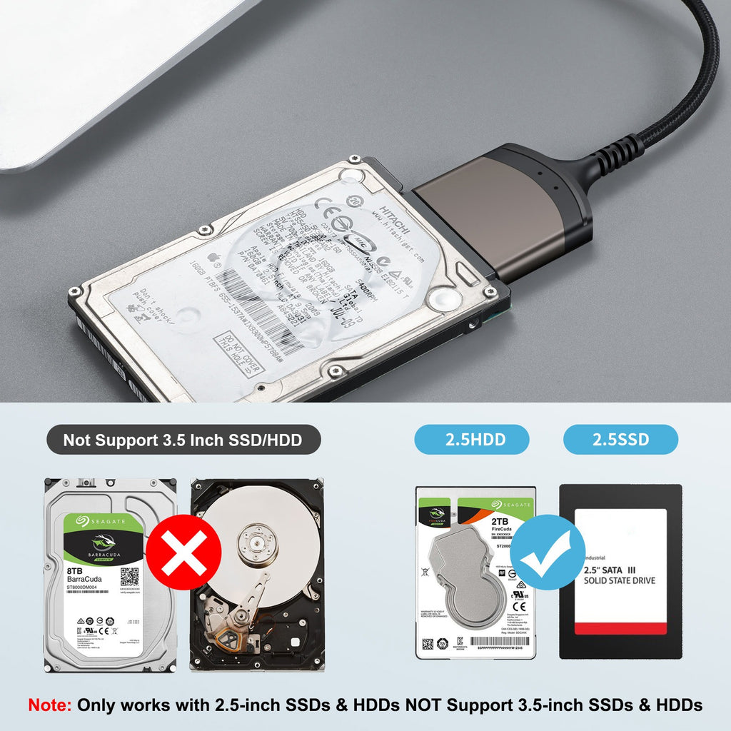 Cable TYPE-C a SATA disco duro