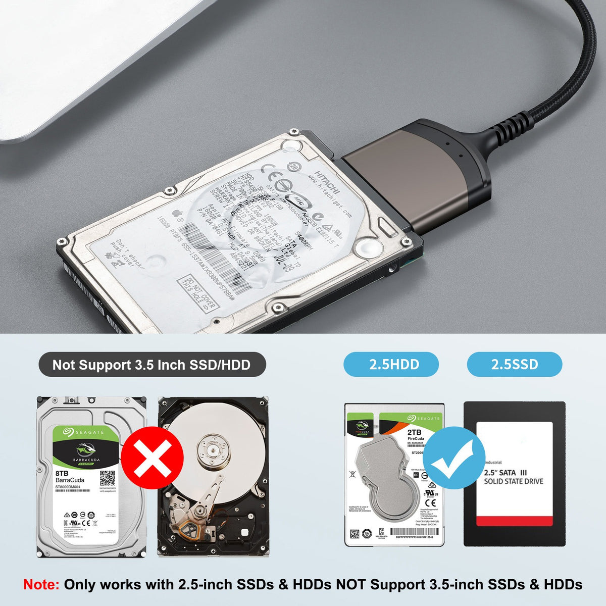 Cable TYPE-C a SATA disco duro