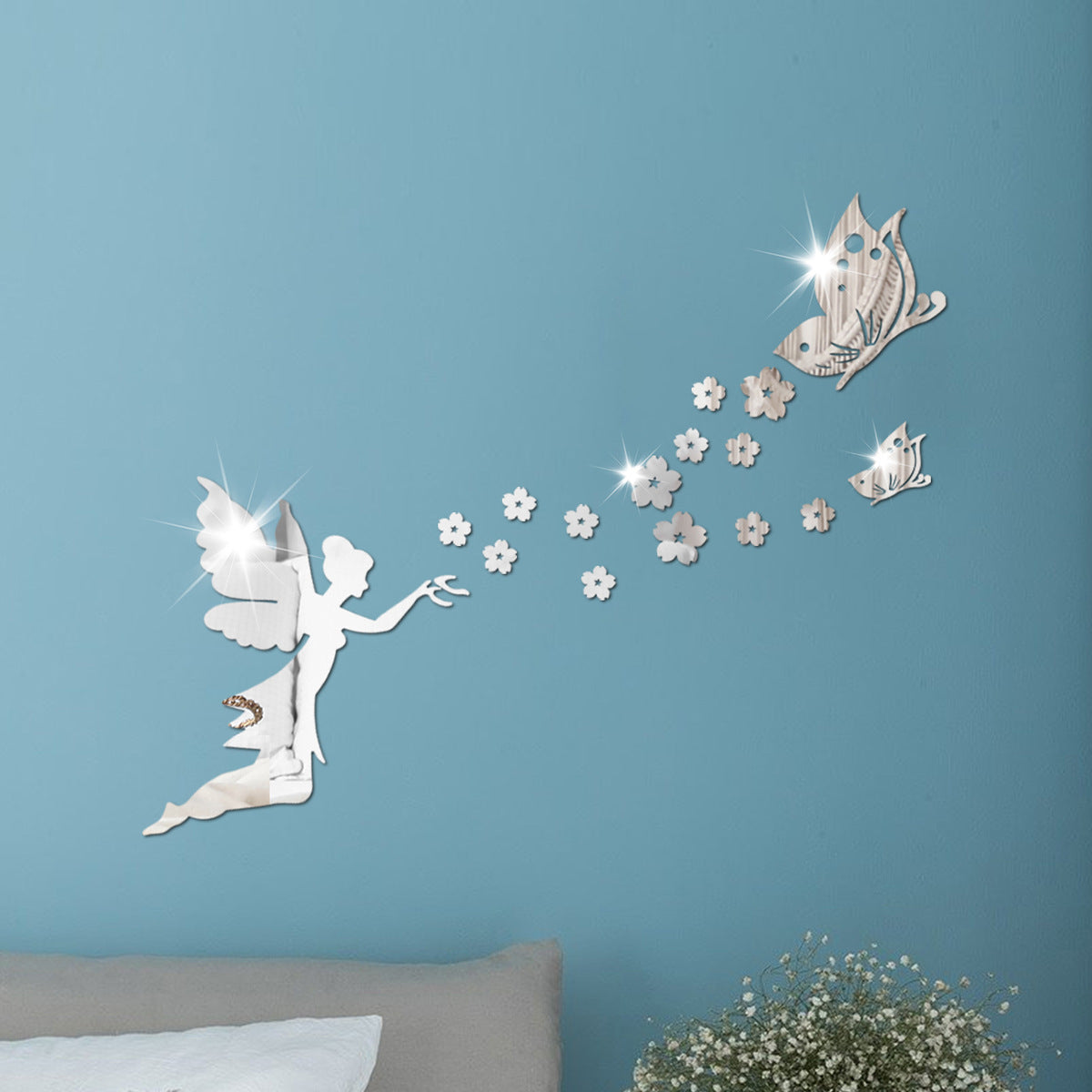 Pegatinas de pared con espejos