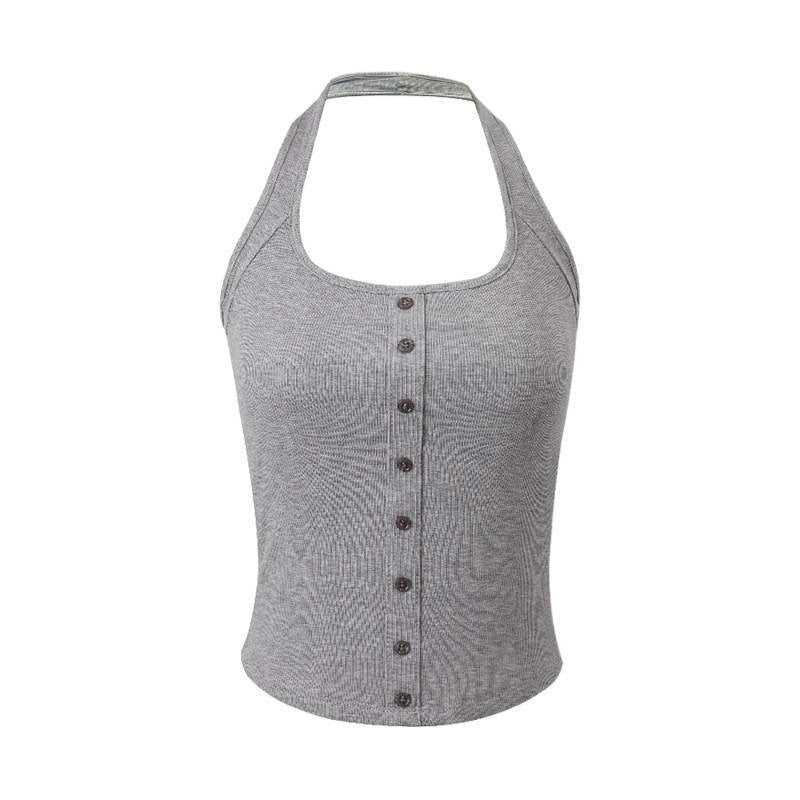 Camiseta casual abotonada