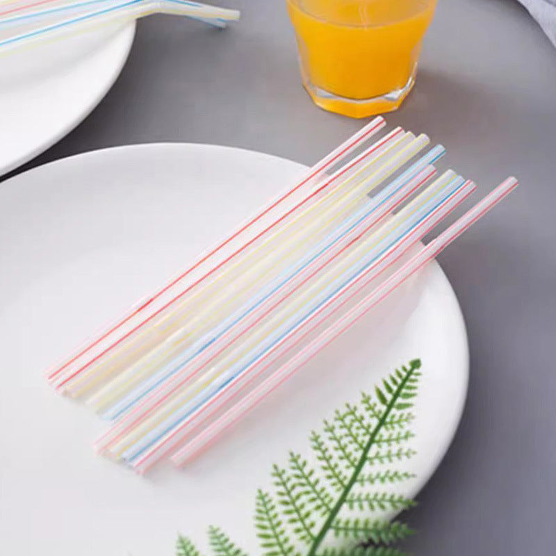 Pajitas de plástico flexibles
