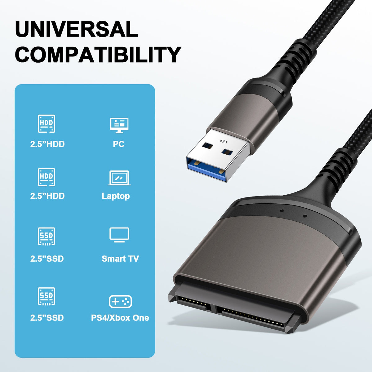 Cable TYPE-C a SATA disco duro