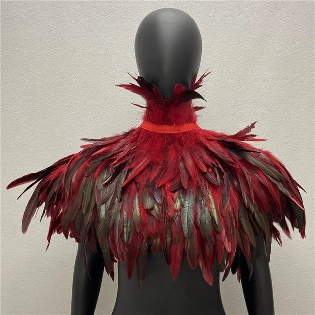 Bufanda de plumas