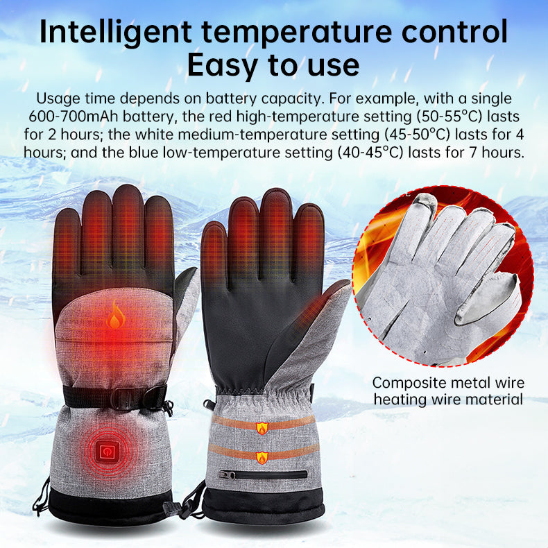 Guantes calefactados