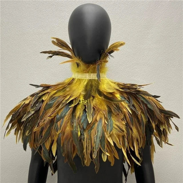Bufanda de plumas