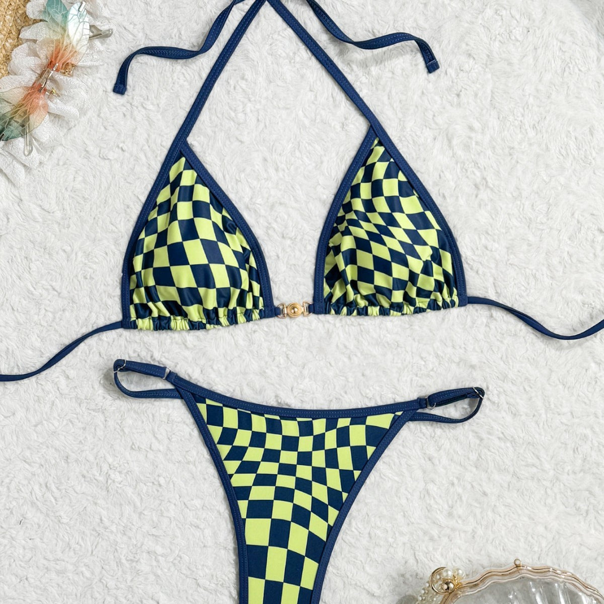 Bikini a cuadros