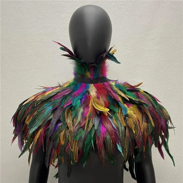 Bufanda de plumas
