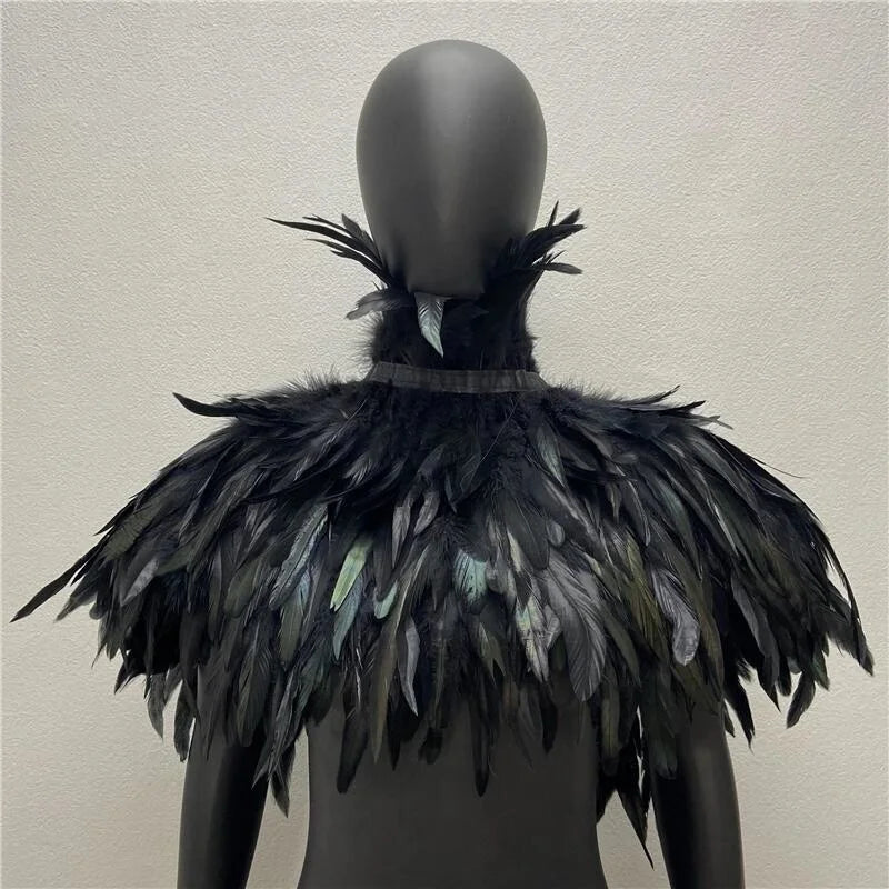 Bufanda de plumas