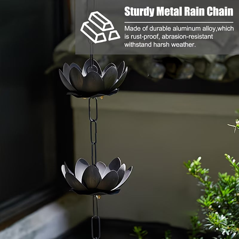 Cadena metálica para la lluvia