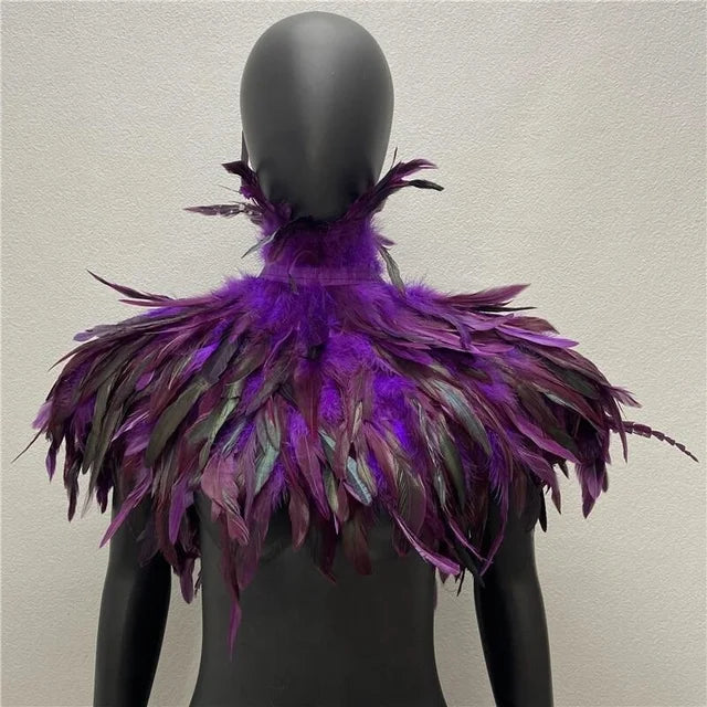 Bufanda de plumas