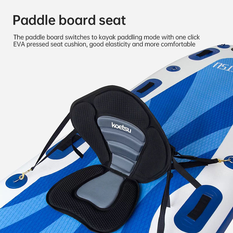 Asiento acolchado ajustable para kayaks