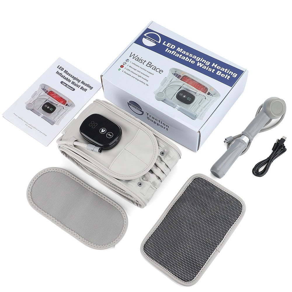 Electric Heating Waist Support with Vibration Massage, Lumbar Stabilization - nETwork